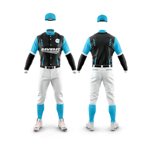 Uniforme de sport de baseball personnalisé |   Tenue de baseball d'équipe avec logo et numéros personnalisés |   Ensemble de baseball en polyester respirant - Product Image 2
