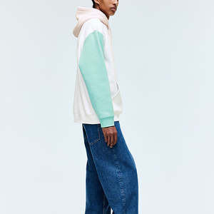 OEM de alta calidad Puff impresión de pantalla parche bordado trabajo capucha canguro bolsillo algodón de gran tamaño Streetwear sudaderas con capucha - Product Image 6