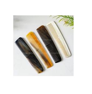 Peigne en corne de buffle naturel solide de haute qualité outil de coiffure artisanal écologique de l'Inde - Product Image 6