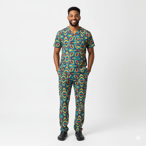 Conjuntos de Uniformes Médicos Premium para Hombre, Tela Suave y Duradera, Cómodos, Ideales para Personal de Salud, Hospitales, Clínicas y Uso Diario - Product Image 3