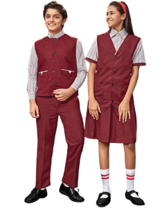 OEM Custom Made Unisex High School Dress Set Style uni Uniforme de collège pour les étudiants Chemise à manches courtes Saison d'hiver - Product Image 3