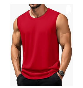 Débardeurs décontractés pour hommes Offres Spéciales 100% coton col rond tricoté à séchage rapide du Bangladesh - Product Image 2