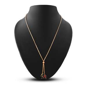 Indian Jewelry Set Supplier Gold Plated Bead Pendent Bridal Chain Indian Manufacturer Wholesale Jewellery for Women - Product Image 3