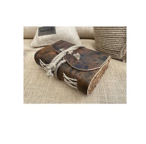 Bonita funda de libro de cuero, funda para cuaderno, organizador de diario, artículos decorativos, carpeta económica, aspecto de lujo - Product Image 5