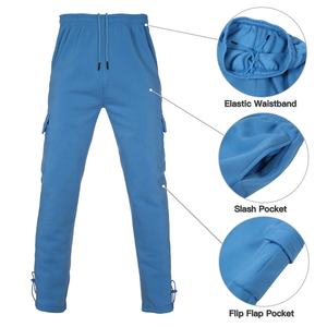 Venta al por mayor de fábrica, chándal de lana de talla grande para hombre, pantalones de chándal con capucha y logotipo personalizado para Primavera, chándal para correr - Product Image 3