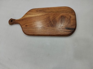Accessoires de cuisine pour la maison et l'hôtel, planche à découper en bois d'acacia exclusive pour légumes, idéale pour la préparation des aliments - Product Image 2