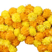 Fleurs indiennes artificielles faites à la main cordes de pieds en S décoration de scène de mariage polyvalente remise des diplômes de noël nouvel an fête des mères