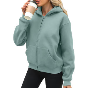 Sweat à capuche femme décontracté Streetwear goutte épaule chiffres respirant écologique sweats à capuche tricotés sweats à capuche pour les femmes - Product Image 4