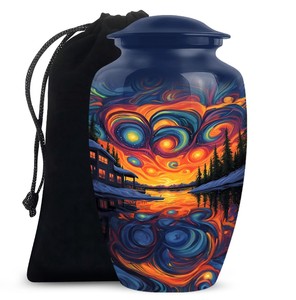 โกศบรรจุอัฐิสำหรับผู้ใหญ่เพศชาย เป็นมิตรกับสิ่งแวดล้อม ทนทาน ความจุ 220 คิวบิกอินช์ - Product Image 3