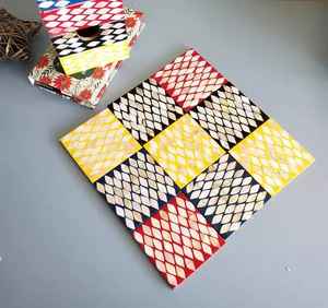 Red Mother Of Pearl Inlay <b>Resin</b> Coasters Handmade Eco-Friendly <b>Table</b> <b>Top</b> Coaster High Quality Mats & Pads Export Quality Coaster - Product Image 4