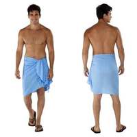Sarong de estilo Tribal para hombres, Ropa Étnica tradicional de Sarong Bali, Pareo Samoan, Lavalava, color azul, novedad