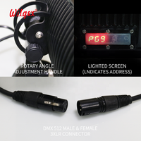 Lampe de lavage murale extérieure DMX LED LAVE MURALE ÉCLAIRAGE EXTÉRIEUR Rgbw Lampe d'extérieur Éclairage de scène IP65 DMX 512 Projecteur LED