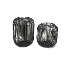 Portavelas de metal de hierro forjado, Juego de 2 candelabros, portavelas decorativo para mesa, soporte para fiesta - Product Image 6