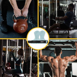 Guantes de Neopreno Unisex para Entrenamiento, Personalizados, de Algodón y Cuero, con Soporte para la Palma, Antideslizantes, de Alta Calidad y Ajustables para Levantamiento de Pesas - Product Image 4