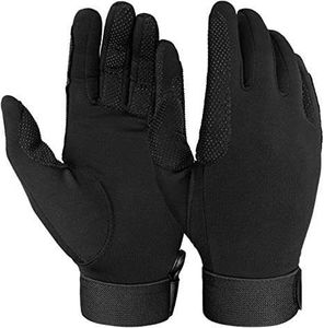 Los últimos guantes de montar a caballo de cuero ecuestre transpirable dedo completo deporte al aire libre logotipo personalizado guante de equitación de carreras para hombres - Product Image 2