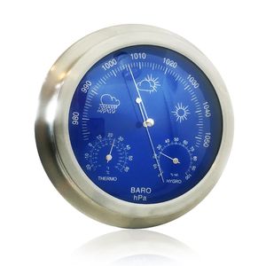 Station météo baromètre à cadran mécanique AEK-Tech 23 cm - Grand outil de mesure et de calibrage - Product Image 3