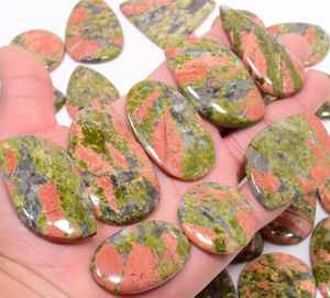 Cabochon de jaspe Unakite naturel de qualité AAA ++ Pierres précieuses en vrac! Jaspe Unakite Cabochon poli pour la fabrication de bijoux - Product Image 6