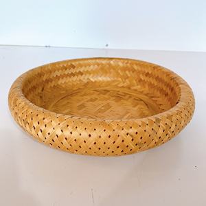 Bandeja de bambú tejida a mano, accesorio decorativo, redondo, venta al por mayor, de Vietnam - Product Image 1