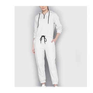 Nouveau Chic femmes survêtement 2 pièces ensemble à manches longues veste à glissière + pantalon décontracté ensemble de mode en plein air - Product Image 6