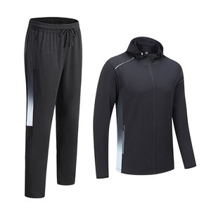 ชุดวิ่งฤดูหนาวสำหรับผู้ชาย คุณภาพสูง ระบายอากาศได้ดี น้ำหนักเบา รับสกรีนลายตามสั่ง ไซส์ใหญ่ ผ้าฝ้าย 100% รับผลิตแบบ OEM ขายส่ง ปี 2025 - Product Image 6