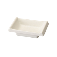 Plats de sauce mats rectangulaires en mélamine Sushi Wasabi Hot Pot Sauce BBQ Vaisselle incassable pour restaurant cafétéria asiatique