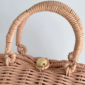 กระเป๋าหวายรูปหัวใจน่ารักขายส่งของขวัญทอมือคริสต์มาสไอเดียจากเวียดนามทำโดยช่างฝีมือ2022 - Product Image 4