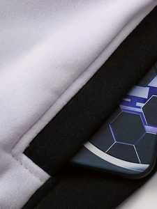 ชุดวอร์มสำหรับผู้ชายชุดวิ่งจ๊อกกิ้งผ้าขนแกะแบบปิดซิปออกแบบได้ตามต้องการสำหรับฤดูหนาว - Product Image 3