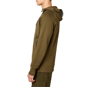 Haute qualité hommes sweat à capuche zippé pour hommes 100% coton à manches longues avec personnalisé goutte épaule fermeture éclair sweats à capuche saison d'hiver - Product Image 5