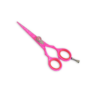 Tijeras profesionales de corte de pelo de acero inoxidable Premium de 6 pulgadas, tijera de peluquero con tornillos ajustables, herramienta de belleza Rosa afilada - Product Image 1