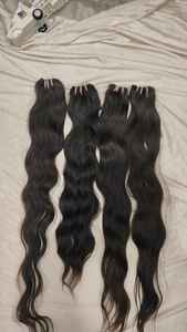 100% cheveux humains indiens bruts non traités naturels ondulés vierges à un seul donneur ondulés-pas de traitement chimique - Product Image 4