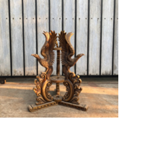 Cổ rắn gỗ tếch Cột cờ cơ sở trang trí cổ điển cờ đứng chủ - Product Image 5