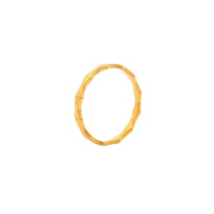 (Prix correspond uniquement au coût du travail) Bague de fiançailles et de mariage pour femme en or jaune pur 18K 22K 24K, design de bande fine de 0,2 cm - Product Image 4