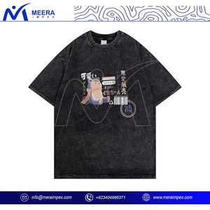 Camiseta vintage lavada con ácido para mujer, mezcla de algodón suave, ajuste relajado, estilo retro con aspecto desgastado, perfecta para ropa informal - Product Image 2