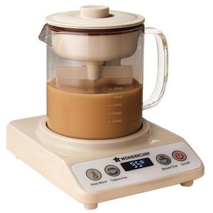 เครื่องชงชาอัตโนมัติ Chai Magic Tea Cappuccino สำหรับใช้ในบ้าน - 4 โหมดสำหรับชงชา Masala, ชาตัดชิ้น, และ Kahwa ไม่หก ไม่ต้มเกินไป - Product Image 5