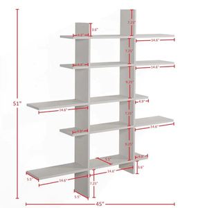 Nouvelles étagères murales flottantes en bois élégantes étagère de rangement murale pour la maison hôtels salon cuisine décor fabriqué en inde 2023 - Product Image 4