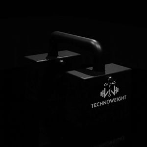 Sistem muatan magnetik yang dapat disesuaikan bar Parallette baja dukungan barbel dan barbel portabel untuk kekuatan dan kaliper - Product Image 1