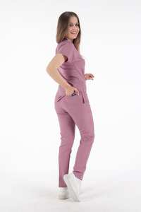 Uniforme d'hôpital surdimensionné personnalisé, ensembles de blouses médicales, séchage rapide, respirant, polyester/coton, manches longues, unisexe - Product Image 2