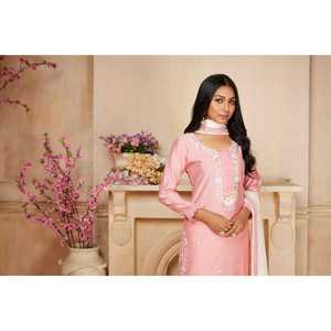 Conjunto de Kurta de Seda Viscosa para Mujer Nayab Lshiqa con Dupatta - Product Image 2