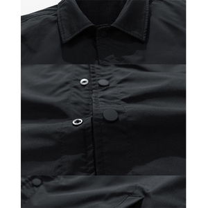 Men's <b>Corduroy</b> Shacket <b>Jacket</b> with Lining Snap Button Overshirt Long Sleeve Warm Casual Outerwear for Fall Winter - Product Image 5