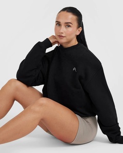 Sudadera de mujer hecha a medida Sudadera de manga larga Sudadera de cuello redondo de mujer personalizada - Product Image 3