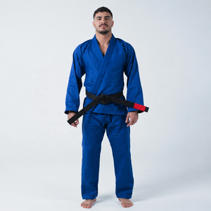 Kimono Profesional Azul para Jiu Jitsu Brasileño, Uniforme BJJ con Logotipo Personalizado, Proveedor Mayorista, Artes Marciales, Entrenamiento de Grappling - Product Image 4