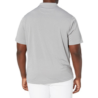 Kaos Polo Pria Musim Panas Terbaru, Bahan Sutra Es Bernapas, Model Bisnis Fashion, Lengan Pendek, Kancing, Sablon
