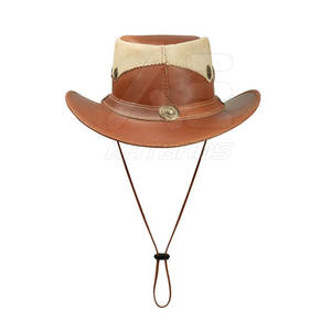 Service OEM Meilleures ventes Chapeaux en cuir Nouveau design Chapeaux en cuir Marque privée Chapeaux en cuir à vendre - Product Image 3