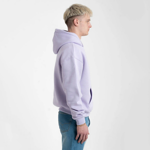 Tissu français High Street Fashion pulls surdimensionnés pour hommes 100% coton sweat à capuche sérigraphié solide sweats brodés - Product Image 2