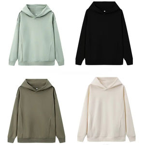 Sudaderas con capucha de alta calidad, 380 g/m², 61,9 % algodón, 38,1 % poliéster, otoño invierno, unisex, lisas, con bolsillos interiores, para hombre y mujer - Product Image 6