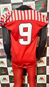 Maillot de football américain, maillot de supporter, broderie par sublimation, grande taille, véritable usine, photos réelles, soutien de l'usine au Pakistan - Product Image 3