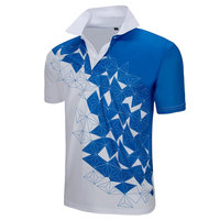 Polo de manga corta para hombre, estilo vintage, con estampado personalizado, rasgado, informal, transpirable, de secado rápido, talla grande, para primavera