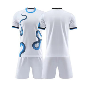 Uniforme de camiseta de fútbol de Último precio novedad diseño personalizado color sólido uniforme de camiseta de fútbol cómodo - Product Image 5