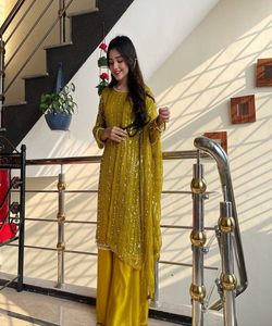 Vestido Abaya Musulmán Listo para Usar, Cintura Imperio, Estilo Vacacional Modesto, Fibra de Poliéster, Largo hasta el Suelo, Traje Elegante Cosido para Mujer - Product Image 5