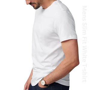Camiseta Formal de Manga Corta con Cuello Redondo para Hombre BlanqWear, Ajuste Holgado, 100% Algodón Premium de 280g, Antibacteriana y de Secado Rápido - Product Image 2